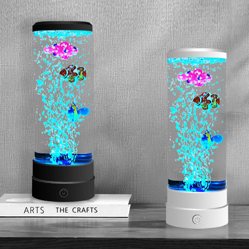 Home Decor For Wedding - 시뮬레이션 LED 멀티 컬러 버블 피쉬