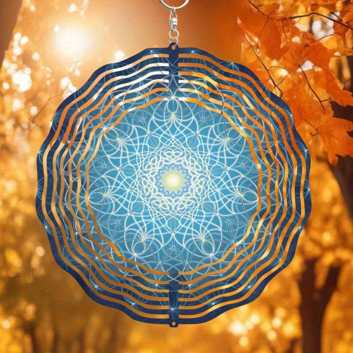 Boho Wind Chimes - CIFBUY 메탈 윈드차임 만다라 윈드 스피너