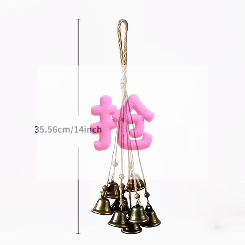 Boho Wind Chimes - 보헤미안 스타일의 풍경 6/8, 청동색 종,
