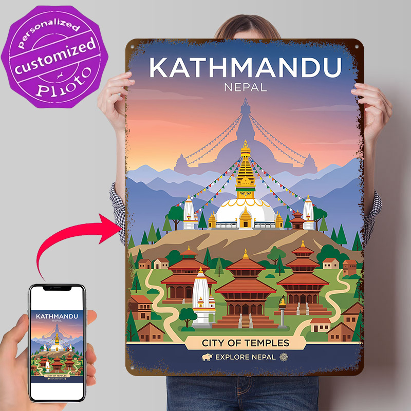 Home Decor Kathmandu - 카트만두 사원 도시 맞춤형 3D 질감