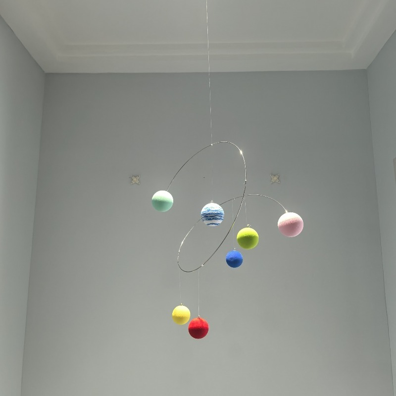 Home Decor Minimalist Style - 창의적인 7색 볼 몬테소리 펜던트, 모던