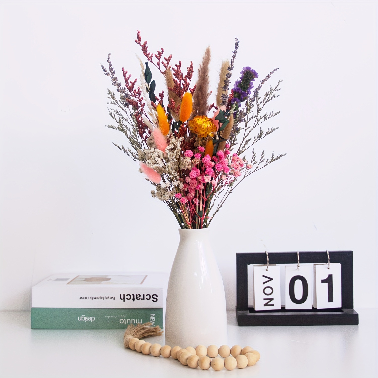 Home Decor Minimalist Style - INS 스타일 드라이 베이비즈 브레스 부케