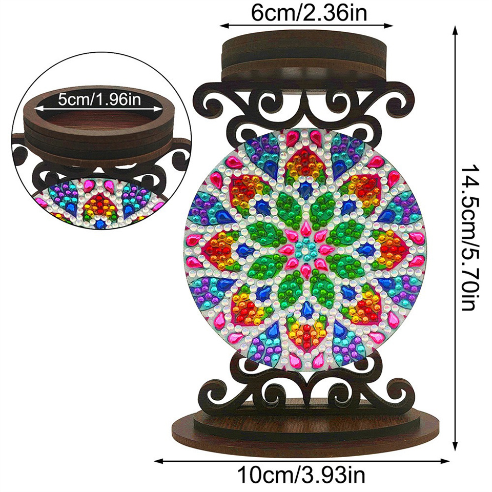 꽃 모양 캔들 홀더, 할로윈 기념 선물, 다이아몬드 페 - Home Decor Kit 리뷰 및 가격