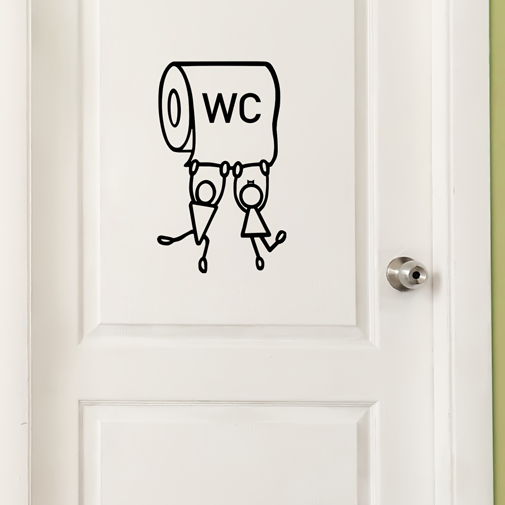 귀여운 화장실 철제 벽 장식, 재미있는 화장실 문 표지 - Home Decor Brand 리뷰 및 가격