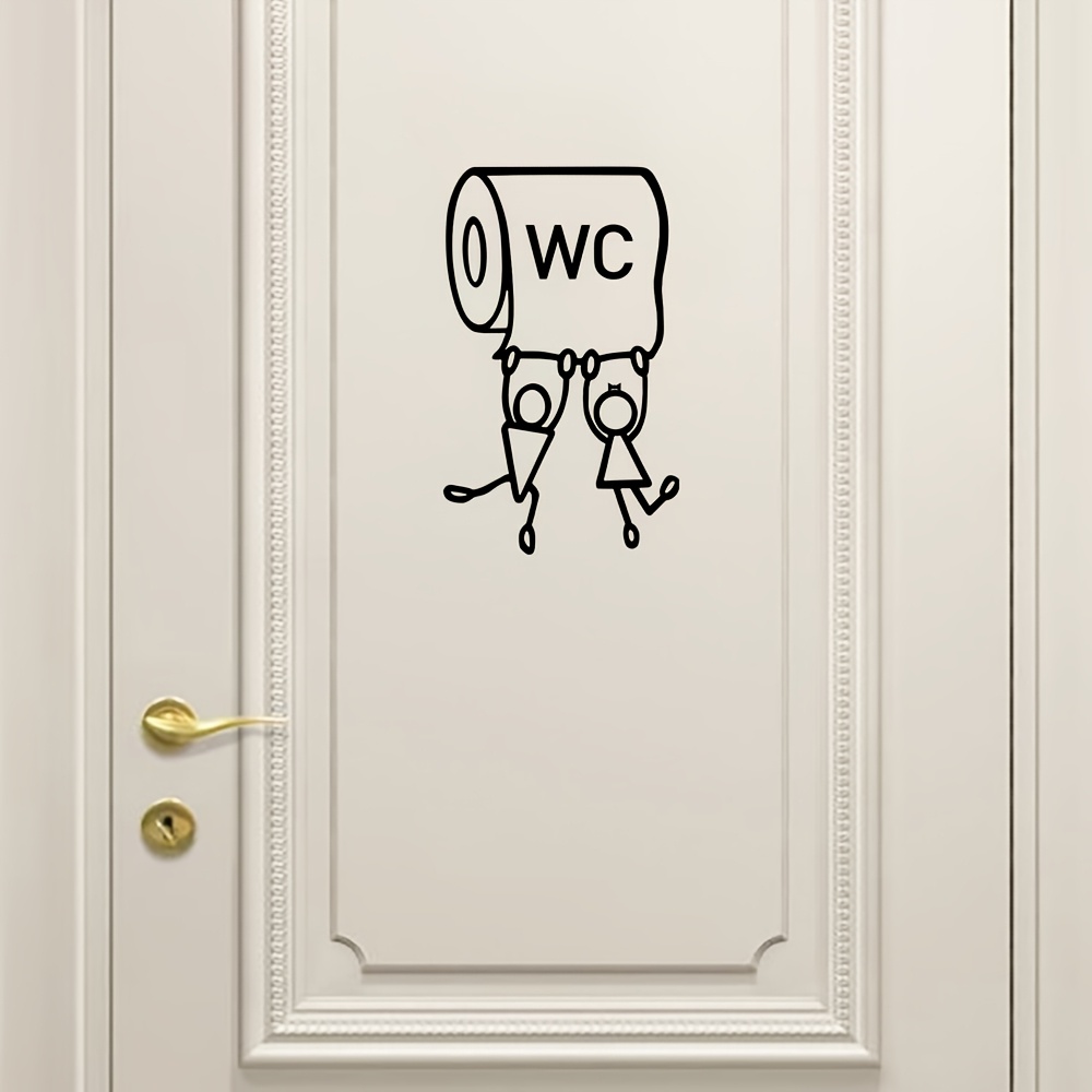 귀여운 화장실 철제 벽 장식, 재미있는 화장실 문 표지 - Home Decor Brand 리뷰 및 가격