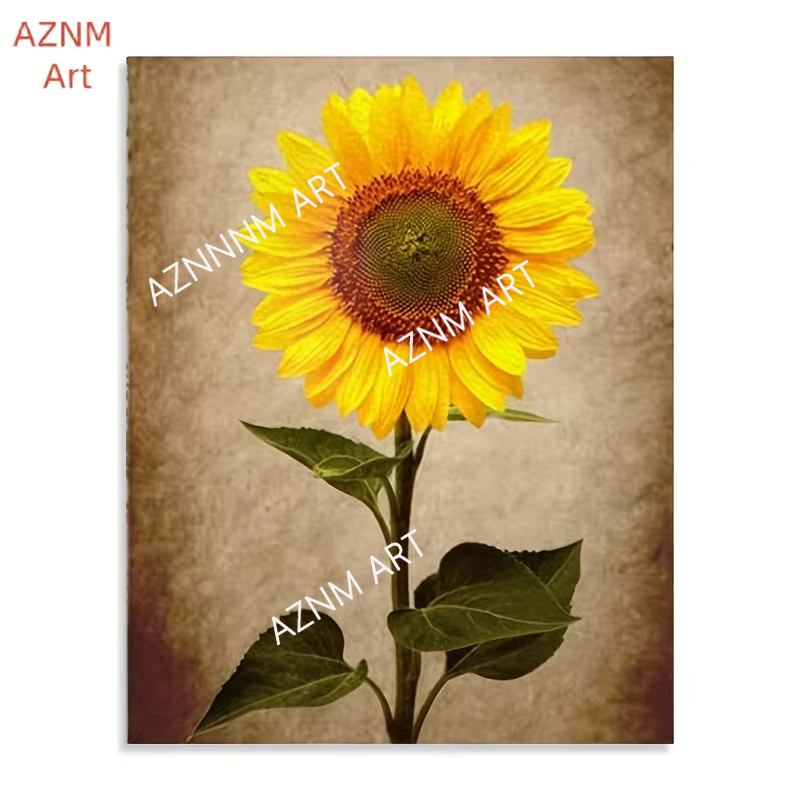1/3PCS 데코 해바라기 캔버스 벽 예술 세트, 빈티 - Home Decor Minimalist Style 리뷰 및 가격
