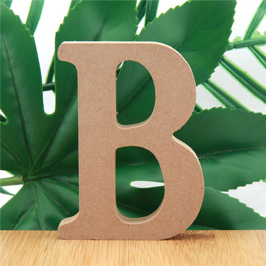 1pc 10cm 나무 색 나무 문자 알파벳 DIY 단어 - Home Decor On Sale 리뷰 및 가격