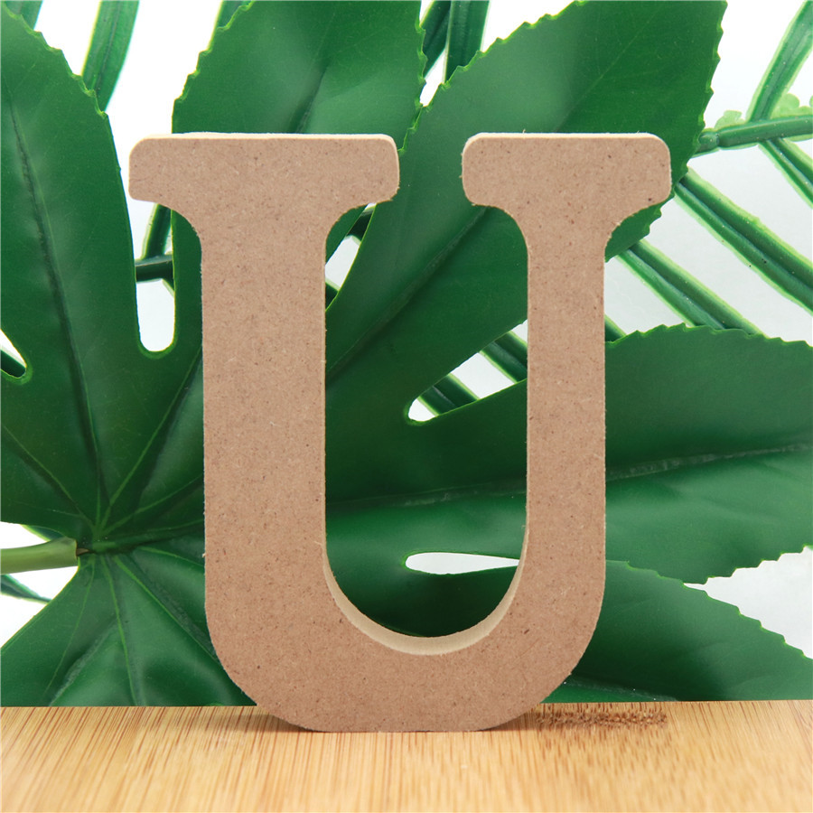 1pc 10cm 나무 색 나무 문자 알파벳 DIY 단어 - Home Decor On Sale 리뷰 및 가격