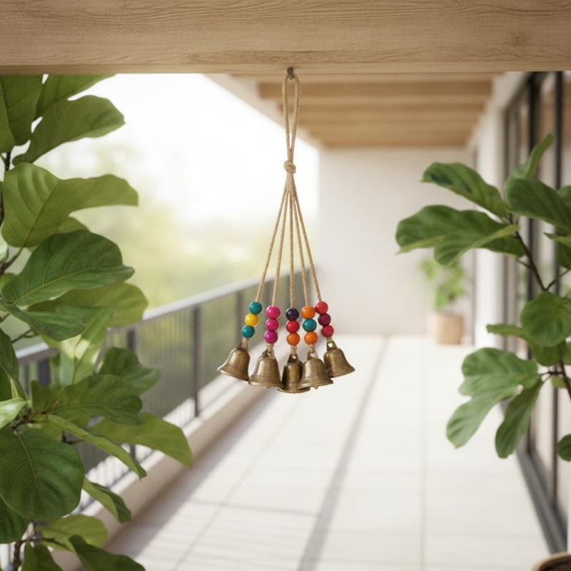 보헤미안 스타일의 풍경 6/8, 청동색 종, 다채로운  - Boho Wind Chimes 리뷰 및 가격