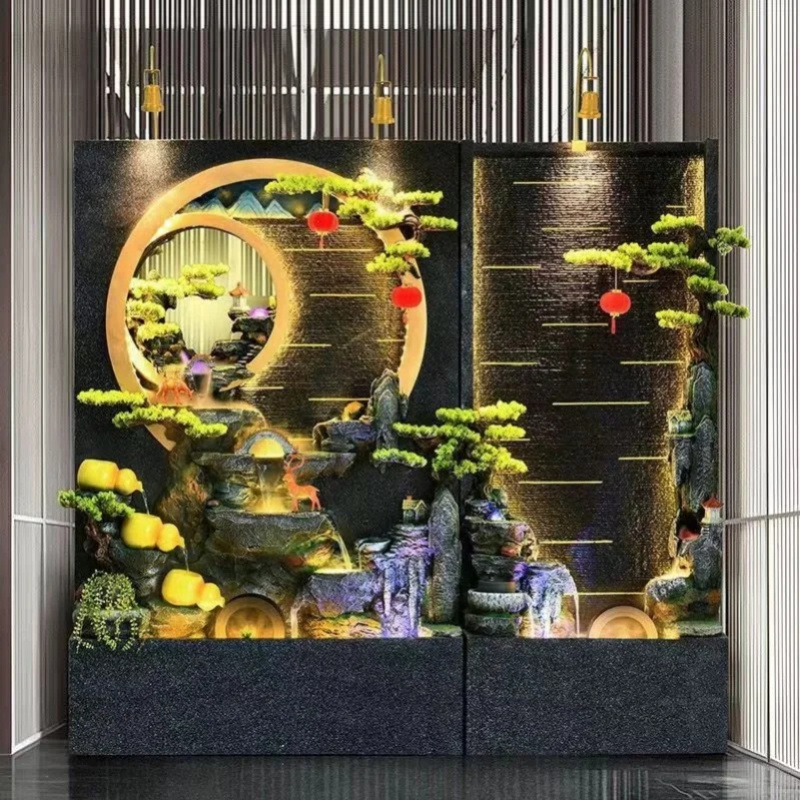 실내/정원용 홈데코 레진 폭포 분수 정원 분수 물고기  - Home Decor On Sale 리뷰 및 가격