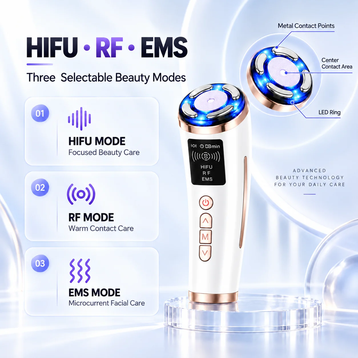 4-in-1 HIFU RF EMS 얼굴 미용 기기, L - Home Decor Uk 리뷰 및 가격