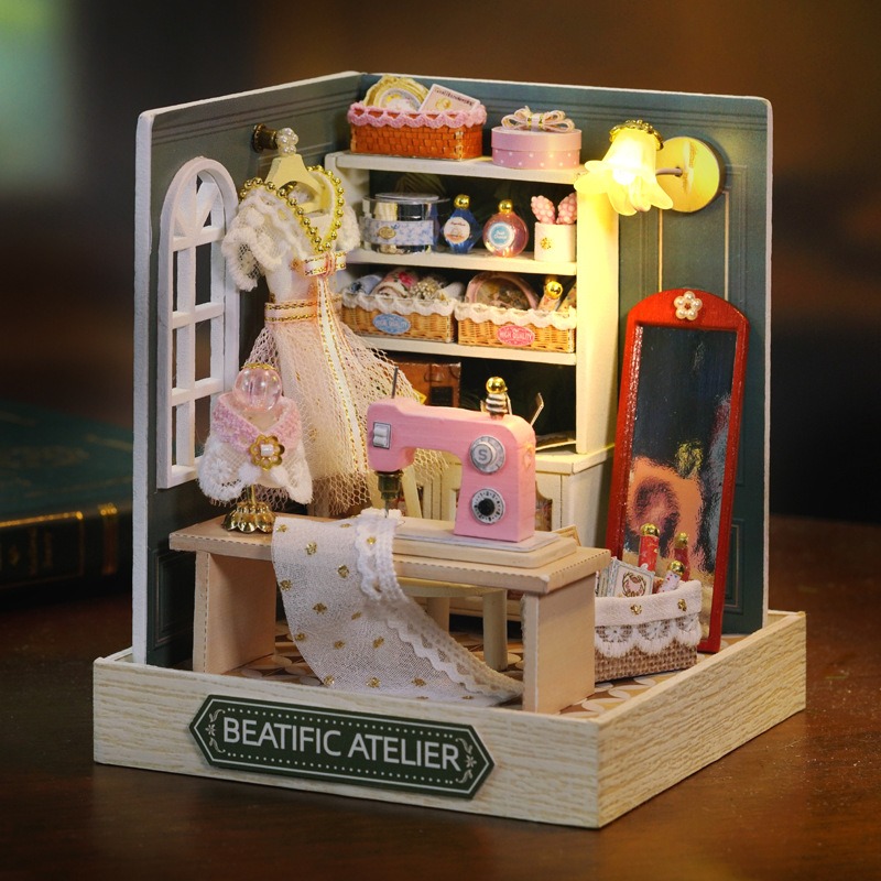 미니 인형의 집 키트 사쿠라 스트리트 카페 국수 가게  - Home Decor Store 리뷰 및 가격