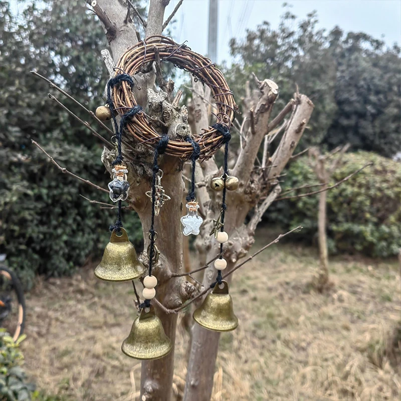 보헤미안 스타일 바람 종소리 장식, 수제 위커 화환 장 - Boho Wind Chimes 리뷰 및 가격