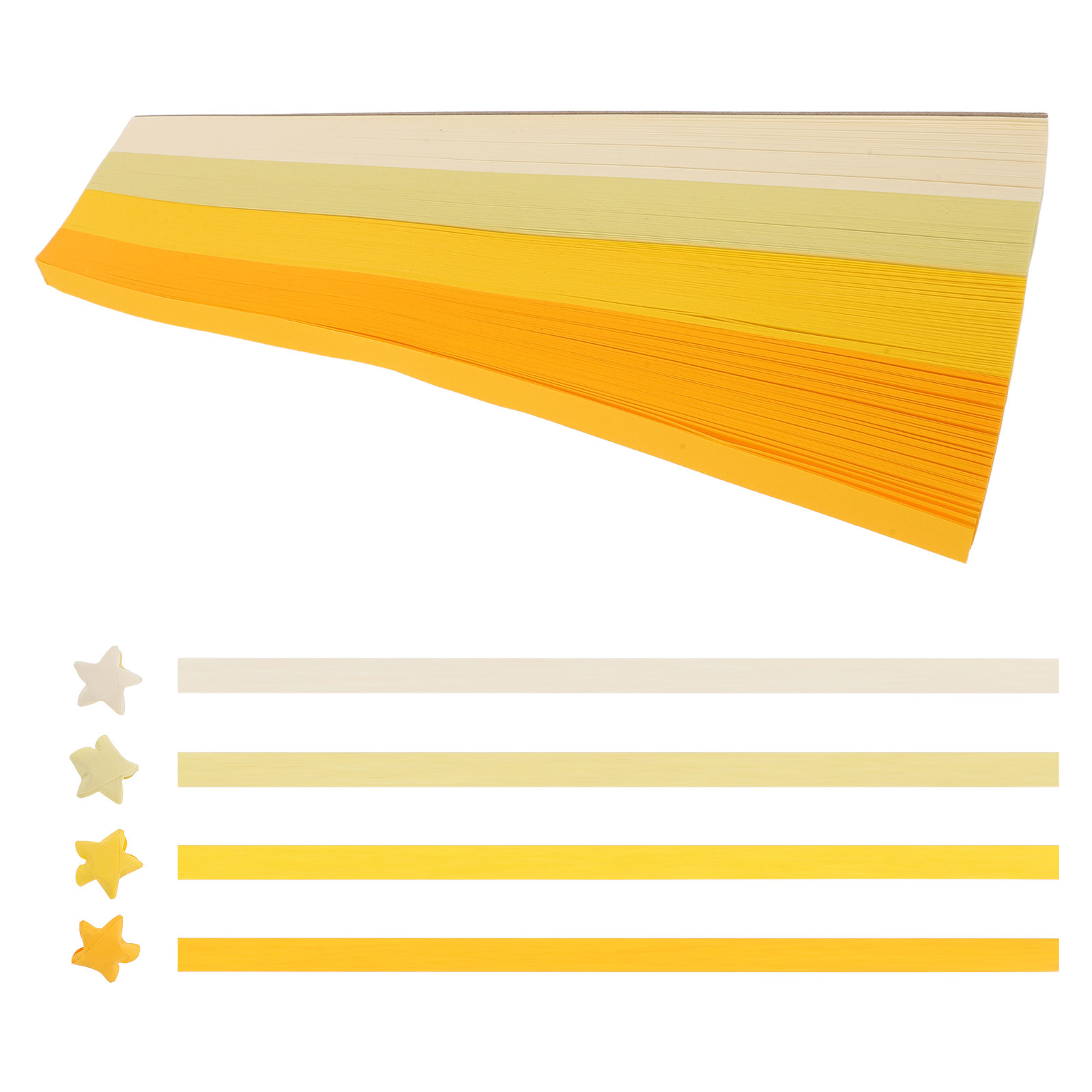 5400개 노란색 그라데이션 양면 종이접기 별 종이 스 - Home Decor Yellow 리뷰 및 가격