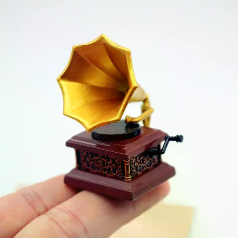 인형 집 빈티지 축음기 미니어처 모델 거실 액세서리 인 - Home Decor Retro 리뷰 및 가격