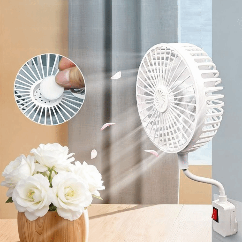 360도 회전 가능한 소켓 팬, 안전 커버 포함, 저소 - Home Decor Uk 리뷰 및 가격