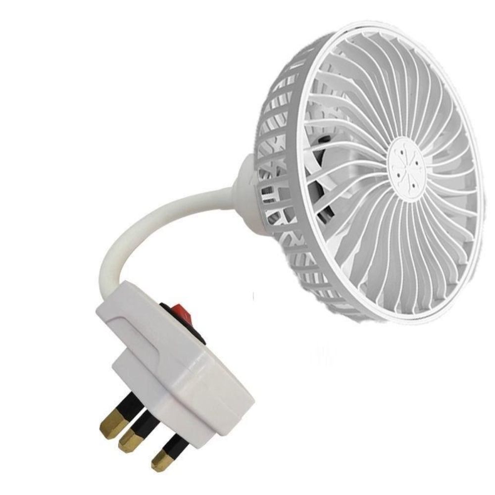 360도 회전 가능한 소켓 팬, 안전 커버 포함, 저소 - Home Decor Uk 리뷰 및 가격