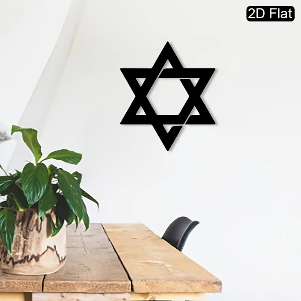 CIFBUY 철제 벽 장식 다윗의 별 금속 조각품 벽걸 - Home Decor Free 리뷰 및 가격