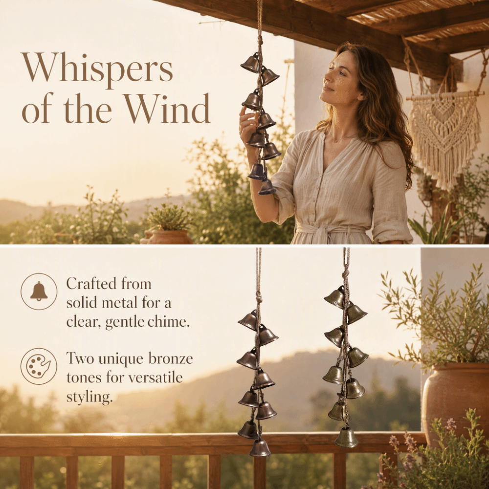 2개 보헤미안 스타일 철제 윈드차임 장식 레드 브론즈  - Boho Wind Chimes 리뷰 및 가격