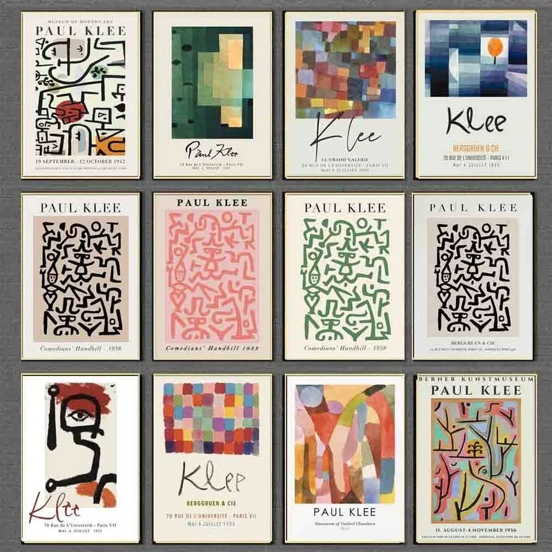 Paul Klee 전시 스타일 벽 예술 미니멀리스트 인 - Home Decor Minimalist Style 리뷰 및 가격