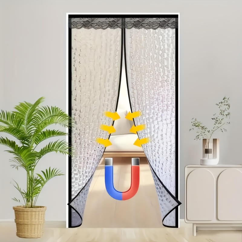 자석식 EVA 열 차단 도어 커튼 기하학적 디자인 반려 - Room Divider Screen 리뷰 및 가격