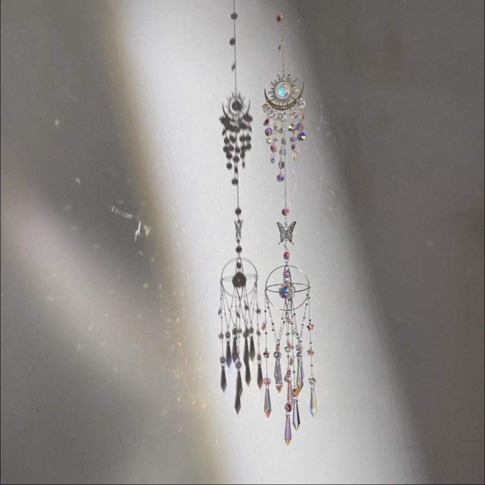 수제 장식품 DIY 재료 세트, 아름다운 무지개 프리즘 - Boho Wind Chimes 리뷰 및 가격