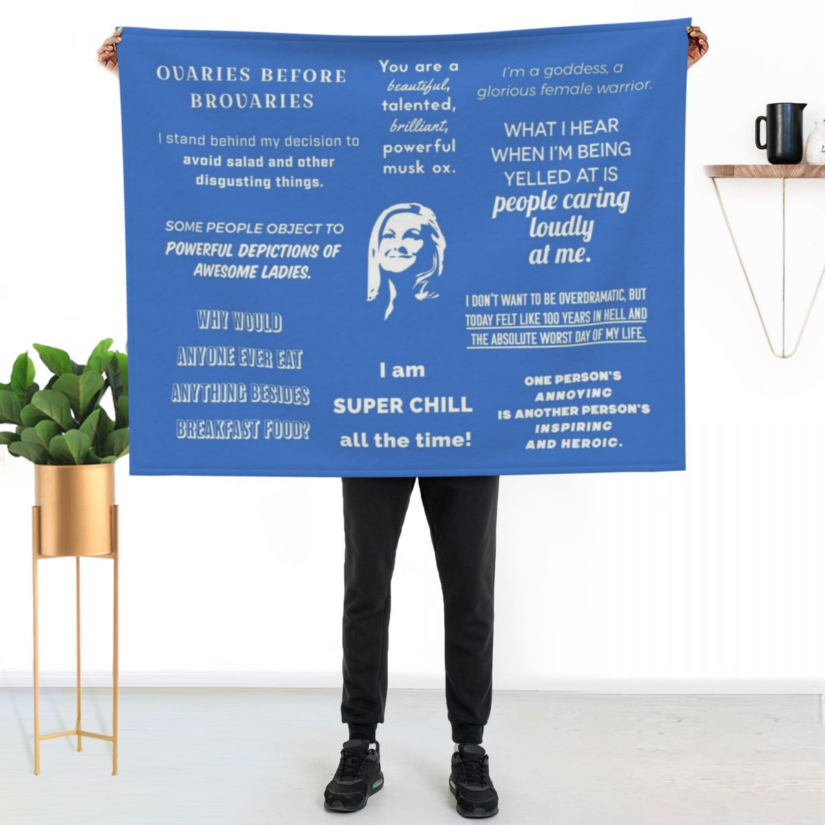 레슬리 크노프 - 인용구가 새겨진 담요, 아기용 부드러 - Home Decor Quotes Ideas 리뷰 및 가격