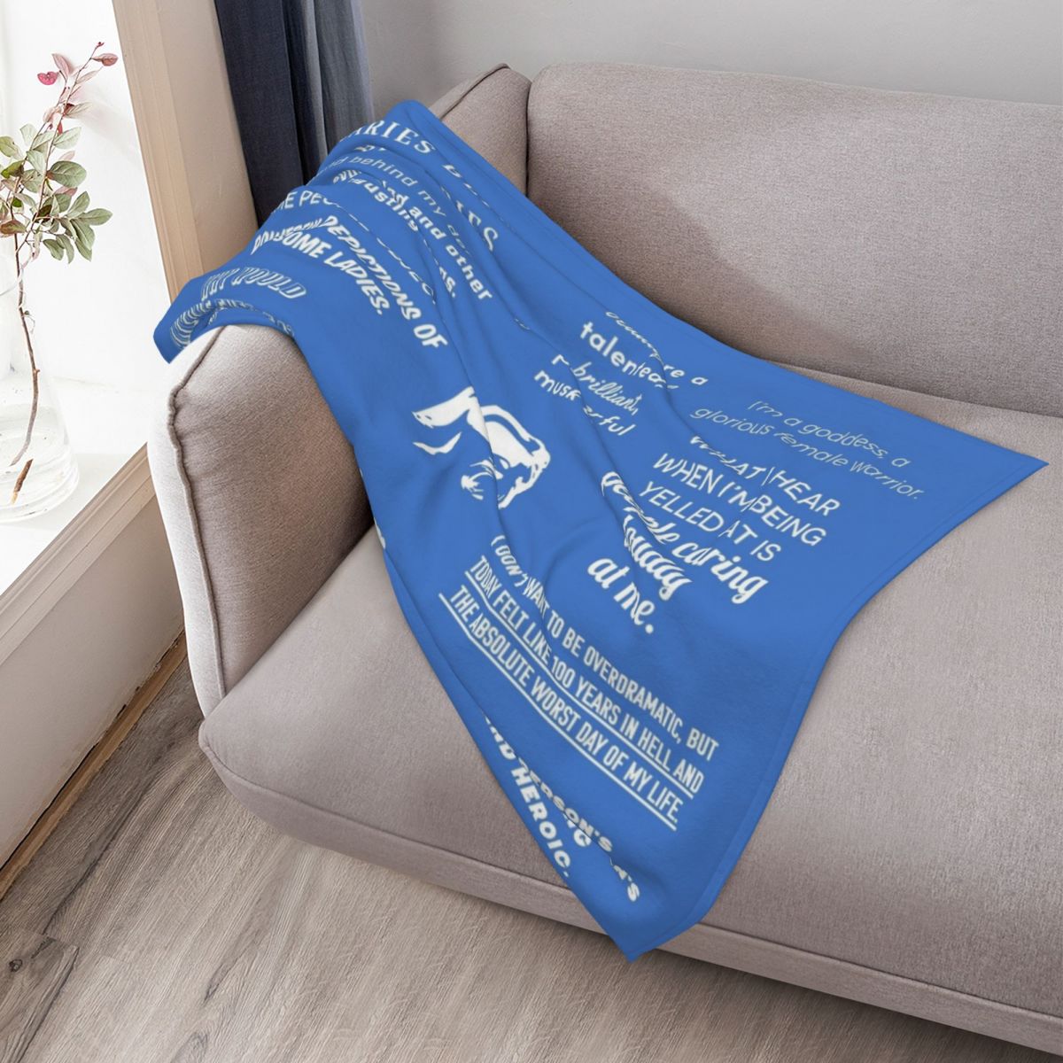 레슬리 크노프 - 인용구가 새겨진 담요, 아기용 부드러 - Home Decor Quotes Ideas 리뷰 및 가격