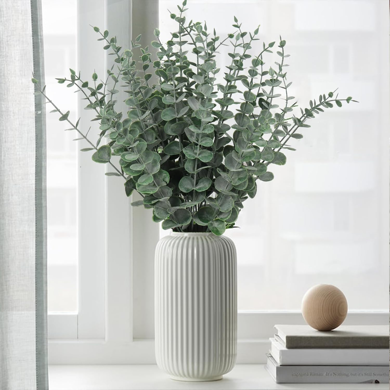 인공 유칼립투스 잎 홈 장식용 꽃병 야외 정원 웨딩 신 - Home Decor On Sale 리뷰 및 가격