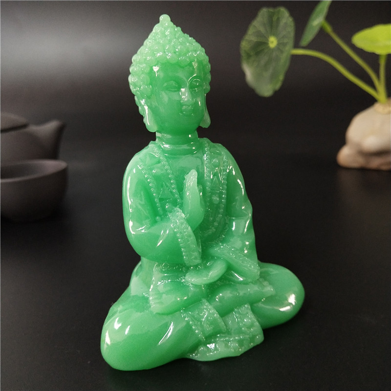 빛나는 명상 부처님 동상 인공 옥 돌 장식 태국 부처님 - Home Decor Brand 리뷰 및 가격