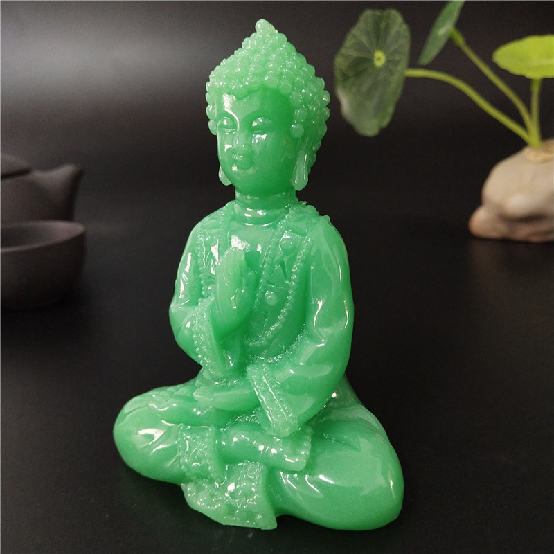 빛나는 명상 부처님 동상 인공 옥 돌 장식 태국 부처님 - Home Decor Brand 리뷰 및 가격