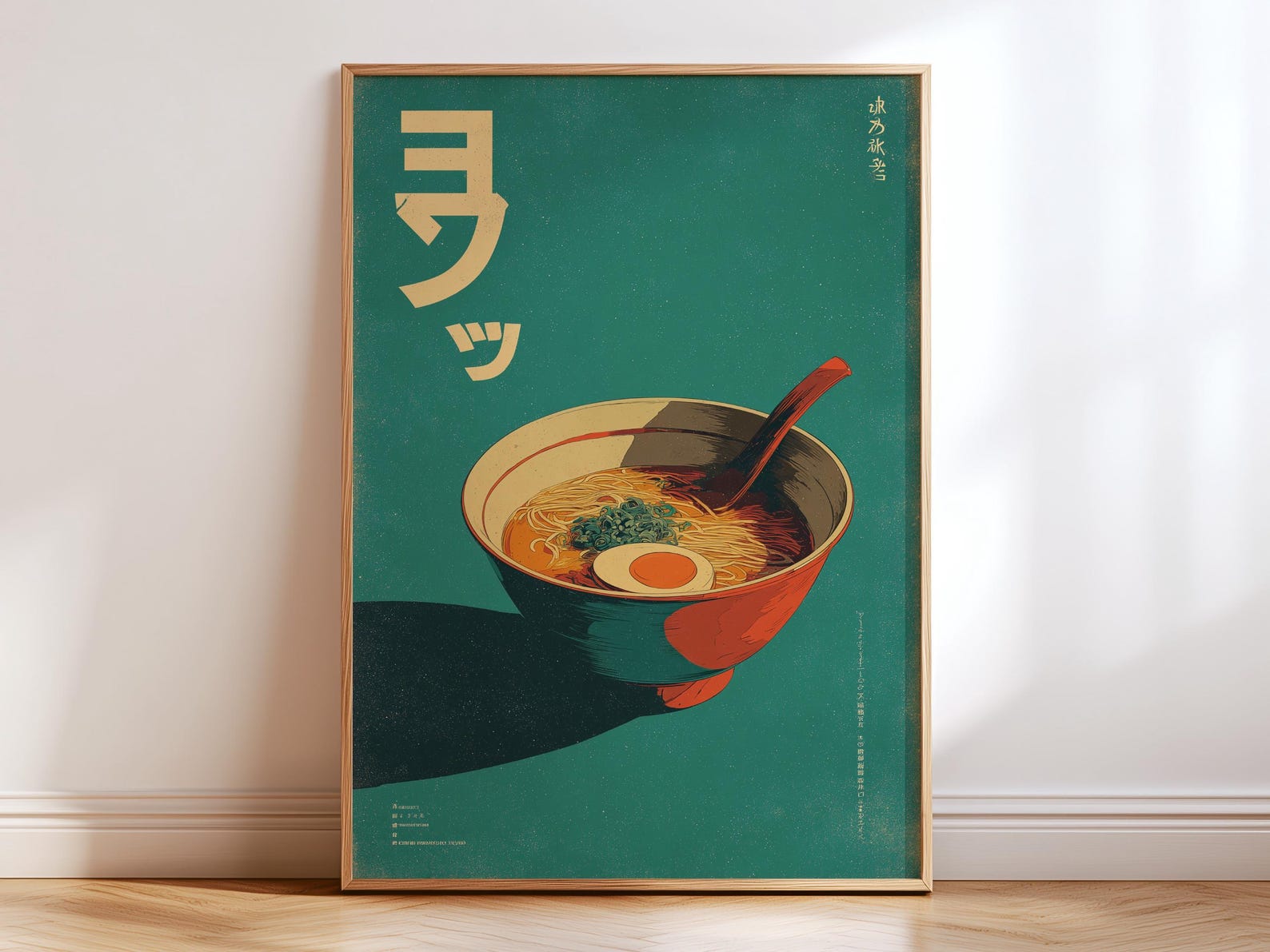 레트로 일본 라멘 캔버스 아트 프린트 프레임리스 음식  - Home Decor Minimalist Style 리뷰 및 가격