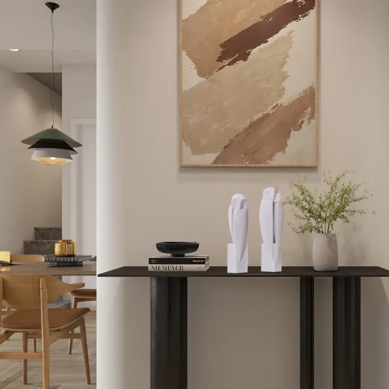 미니멀리스트 올빼미 동상 조각 동물 장식 인형 책장에  - Home Decor On Sale 리뷰 및 가격