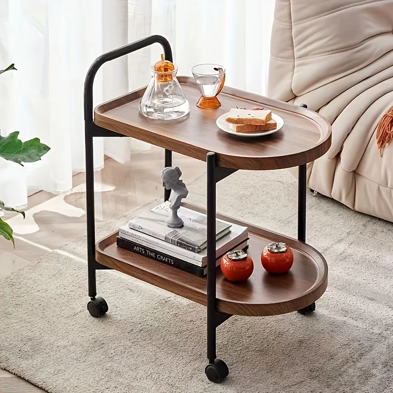 북유럽 스타일 롤링 사이드 테이블, 바퀴가 달린 소파  - Home Decor Minimalist Style 리뷰 및 가격