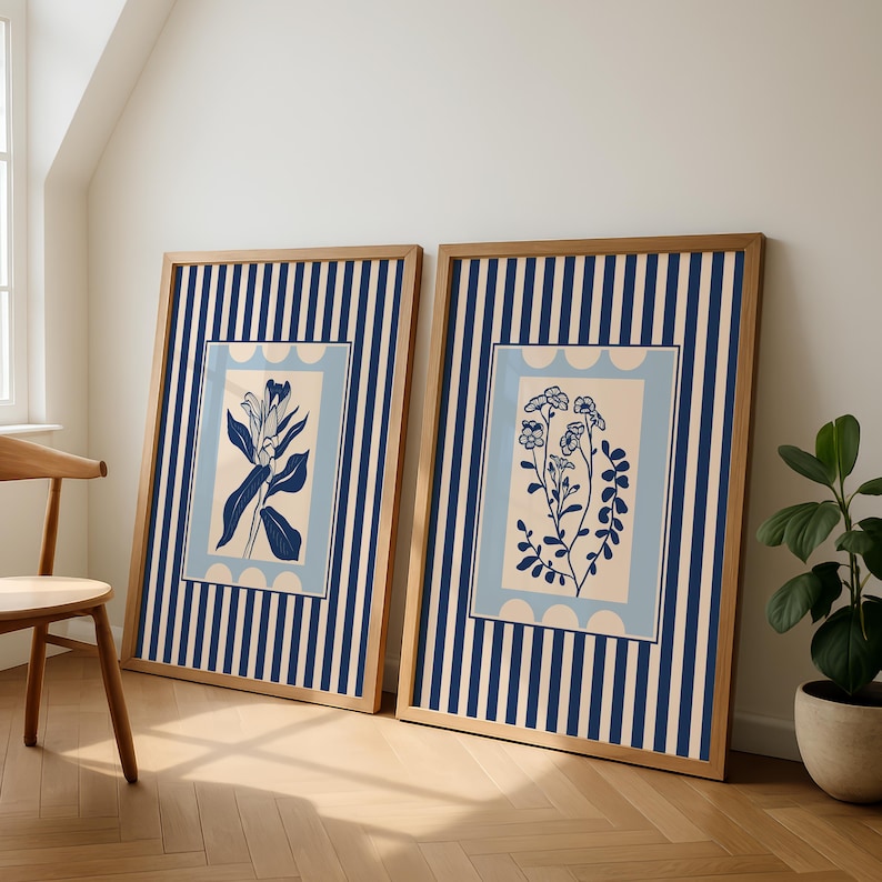 2개 세트 보헤미안 스타일 식물 아트 캔버스 프린트 미 - Home Decor Minimalist Style 리뷰 및 가격